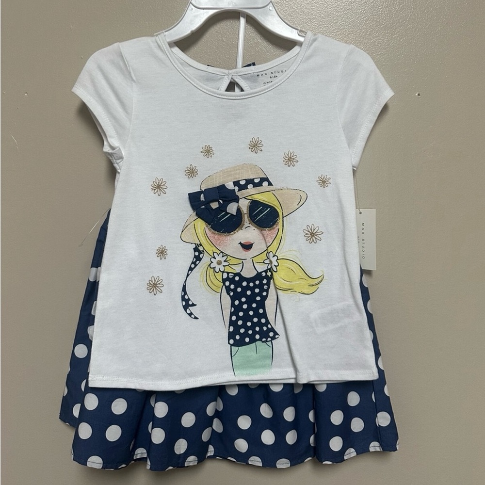 Max Studio Top and Skirt set